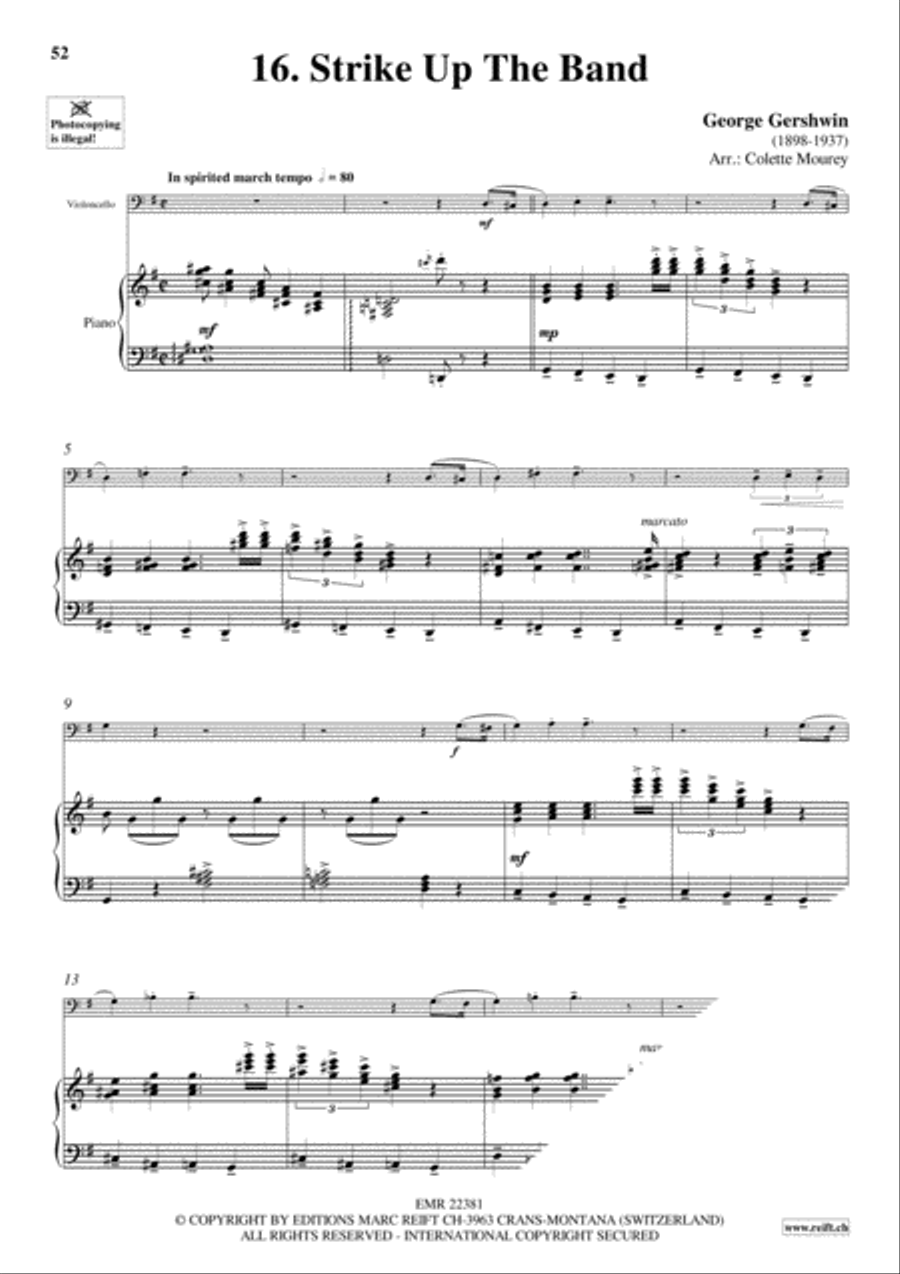 Gershwin 20 Greatest Hits Piano Accompaniment scores gallery preview page 18
