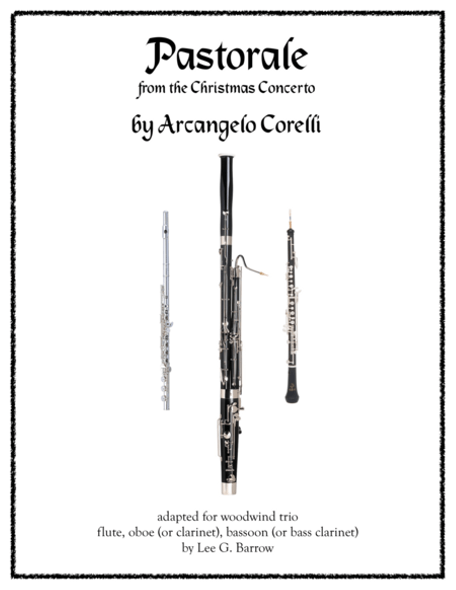 Pastorale (from the Christmas Concerto) Woodwind Trio scores gallery preview page 1