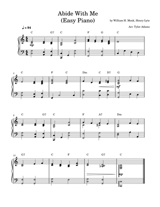 Abide With Me (Easy Solo Piano)