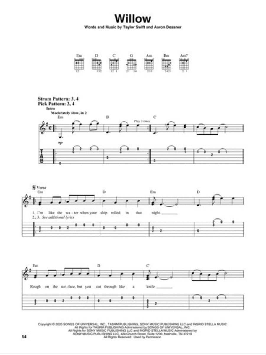 Chart Hits of 2020-2021 Electric Guitar scores gallery preview page 5