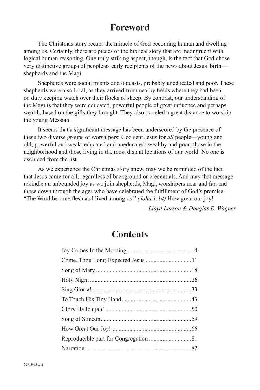 How Great Our Joy! (Digital Download) Choir scores gallery preview page 2