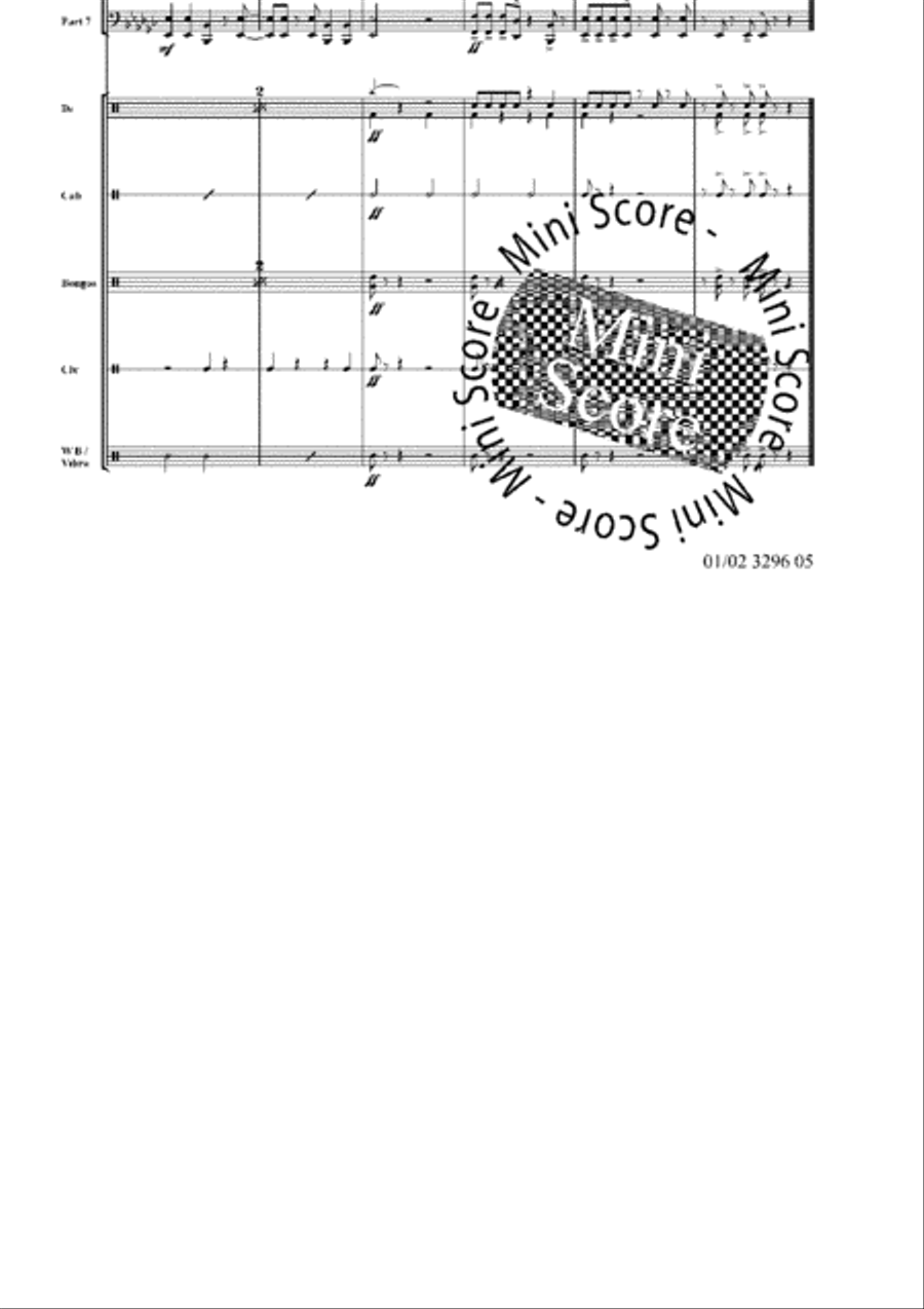 Bossa Nova Breakout! Fanfare Band scores gallery preview page 33