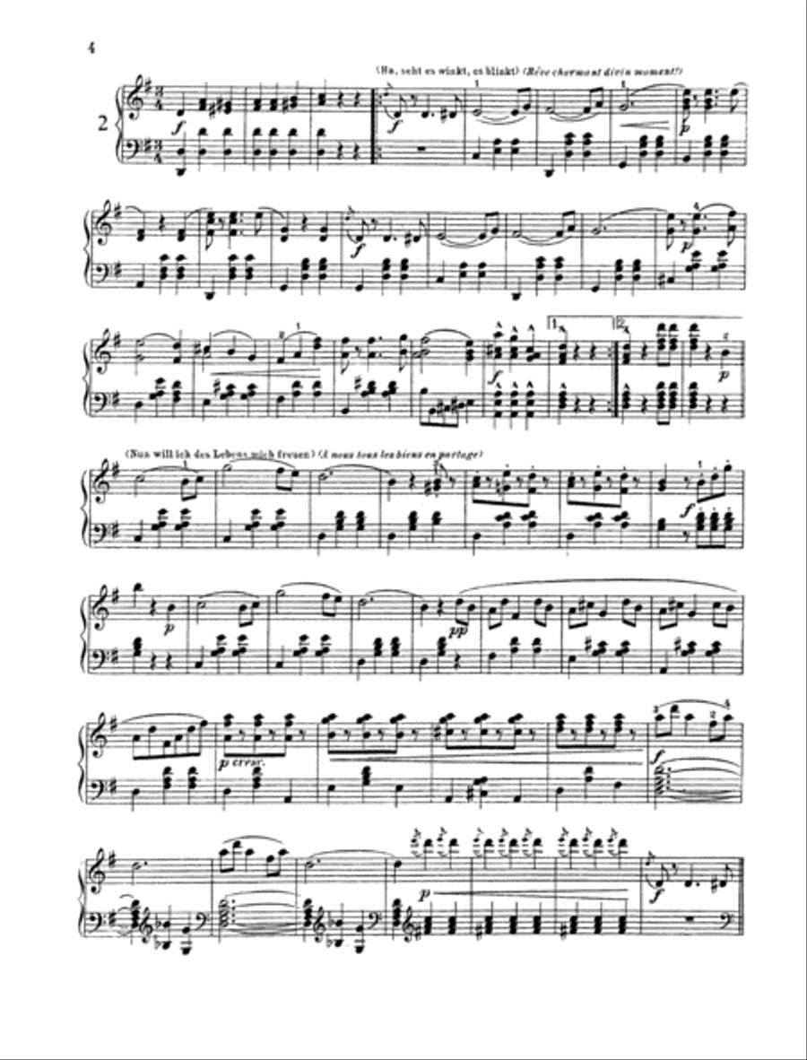Schatz-Walzer, Op. 418 Piano Solo scores gallery preview page 3
