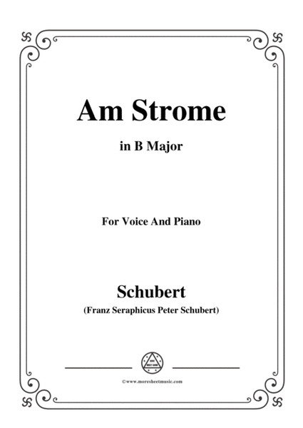 Schubert-Am Strome,Op.8 No.4,in B Major,for Voice&Piano image number null
