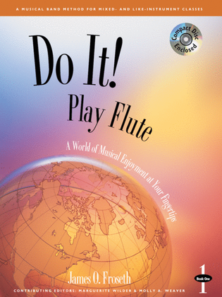 Book cover for Do It! Play Flute - Book 1 with MP3s