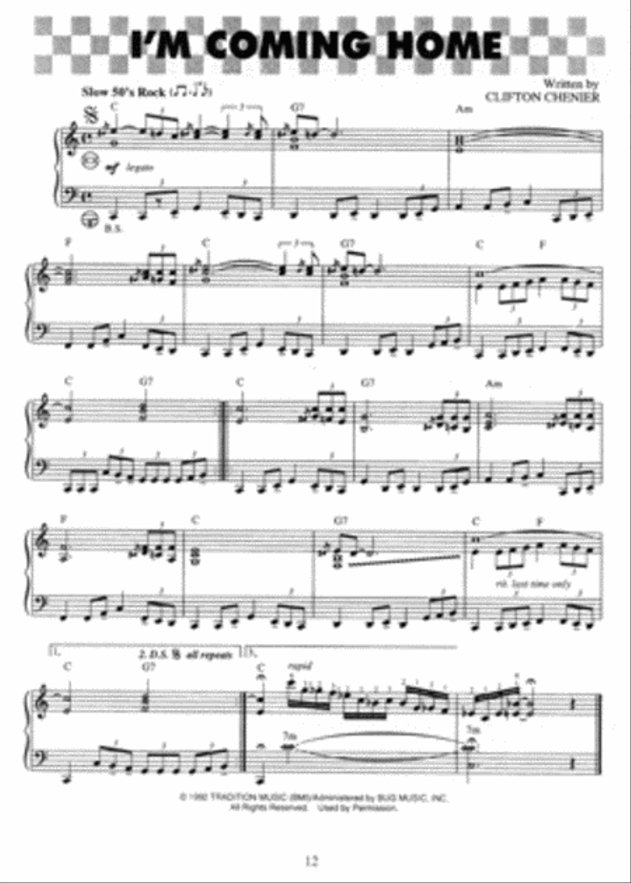 Clifton Chenier - King of Zydeco Accordion scores gallery preview page 2