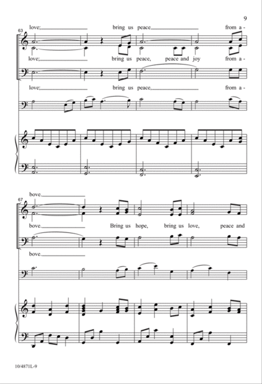 Bring Us Hope 3-Part scores gallery preview page 9