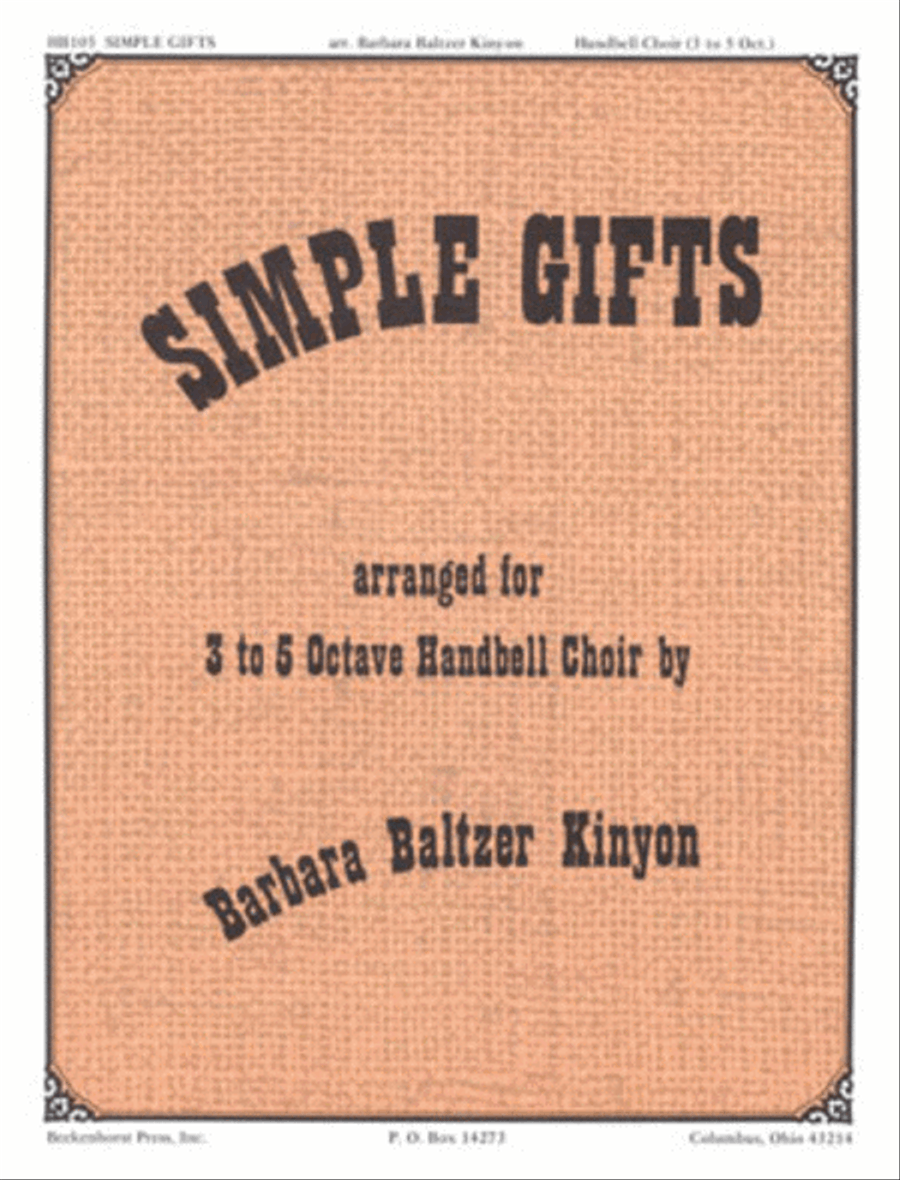 Simple Gifts - Kinyon 5-Octaves scores gallery preview page 1