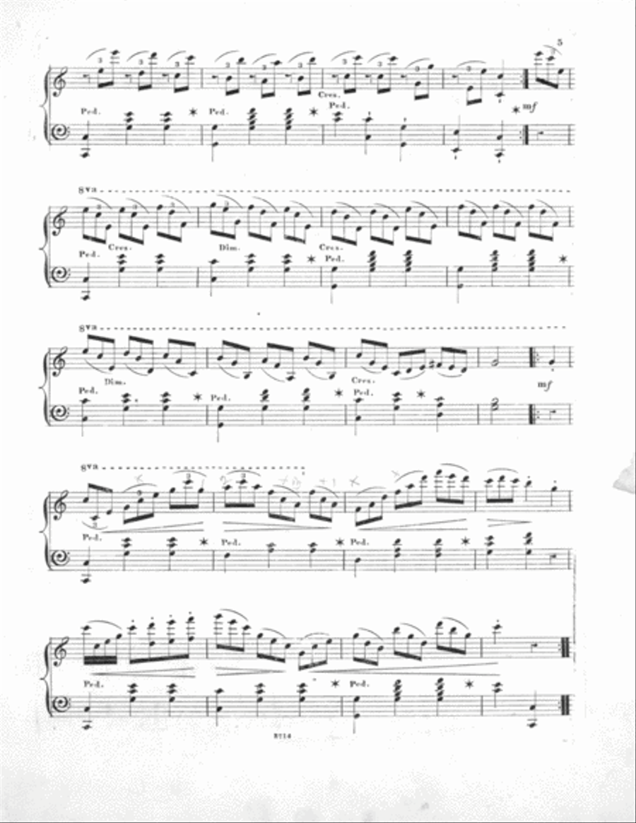 The Stars & Stripes Forever. Brilliant Variations on the Star-spangled Banner Piano Solo scores gallery preview page 4