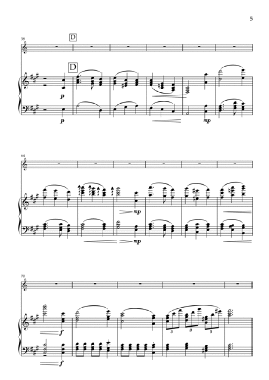 Cries of Ire Clarinet Solo scores gallery preview page 5