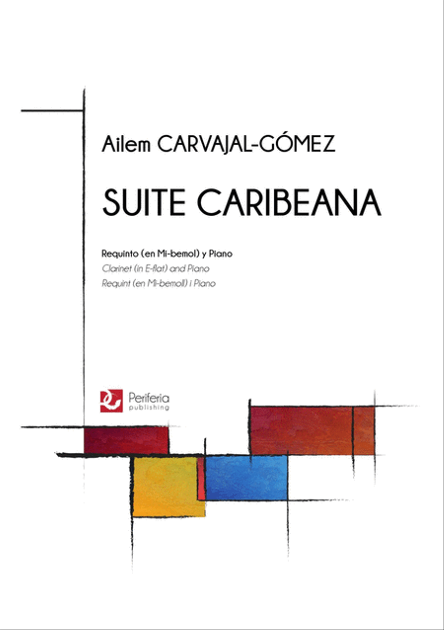 Suite Caribeana for E-flat Clarinet and Piano E-Flat Clarinet scores gallery preview page 1