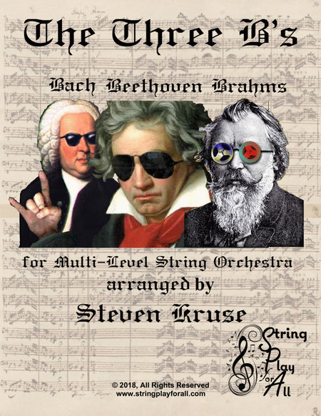 The Three B's: Bach, Beethoven, Brahms for Multi-Level String Orchestra image number null