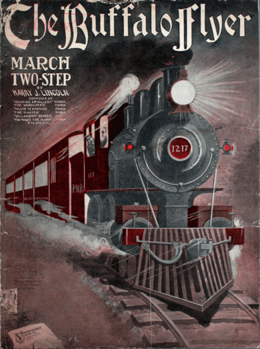 The Buffalo Flyer. March Two-Step Piano Solo scores gallery preview page 1