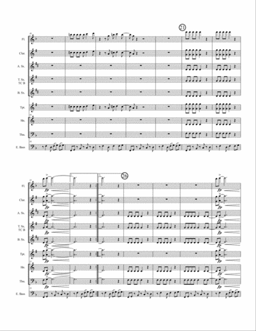 Low Rider Jazz Ensemble scores gallery preview page 2