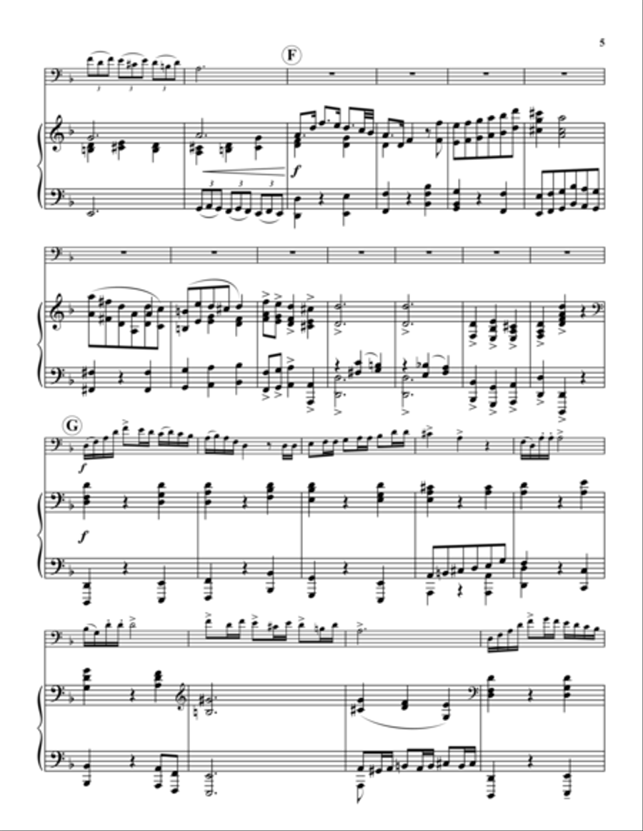 Morceau de Concert Morceau de Concert Euphonium scores gallery preview page 5