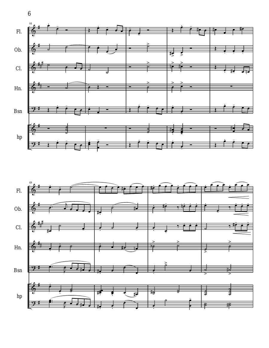 Handel's Messiah Selections for Woodwind Quintet Woodwind Quintet scores gallery preview page 6