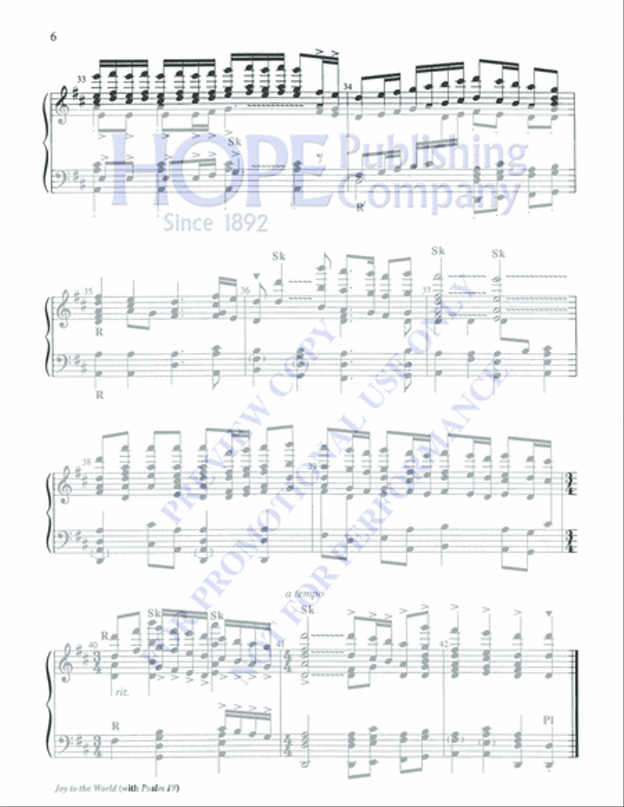 Joy to the World Orchestra scores gallery preview page 6