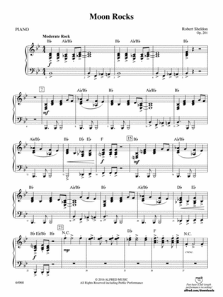 Moon Rocks: Piano Accompaniment