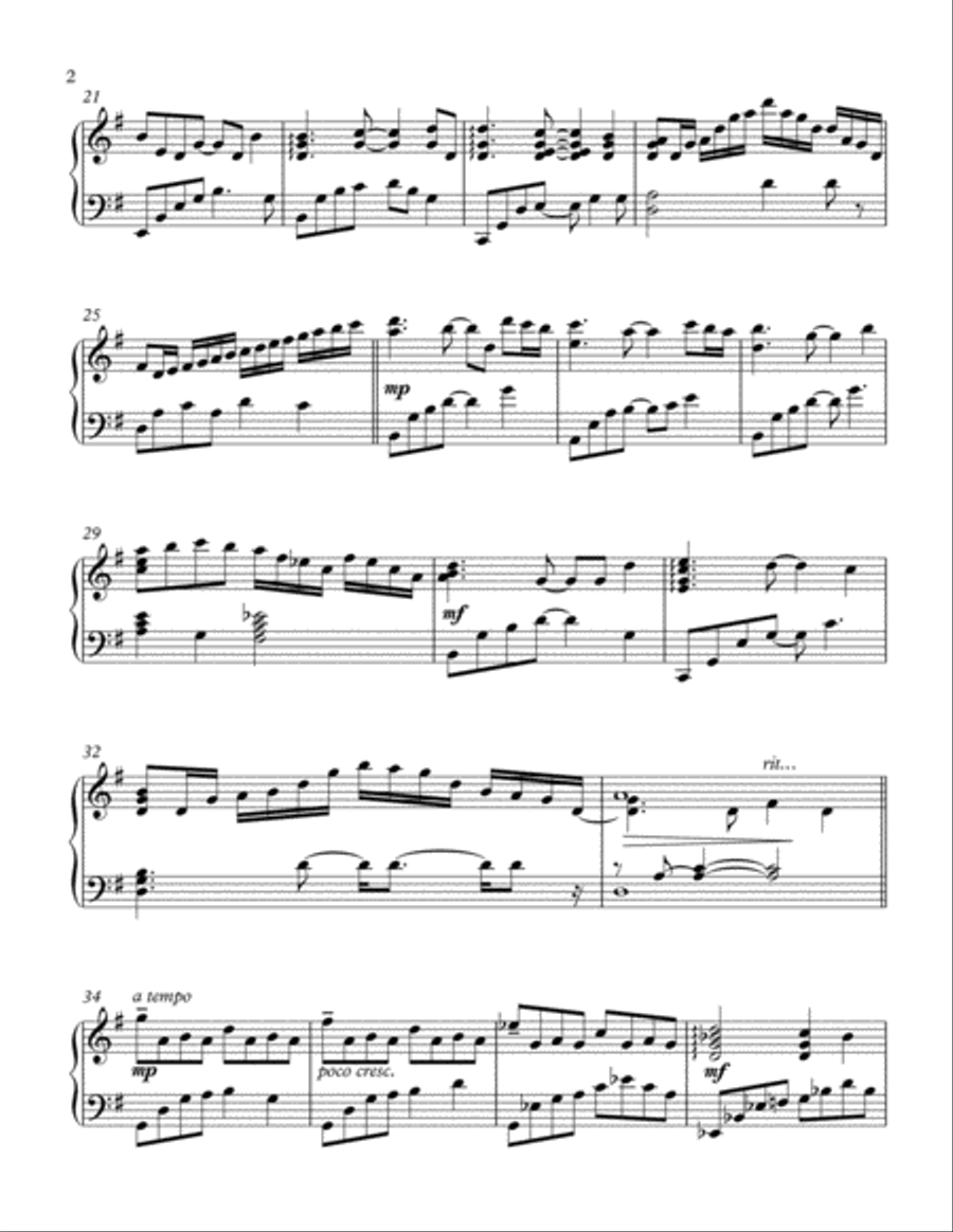 Our Great Savior Piano Solo scores gallery preview page 2