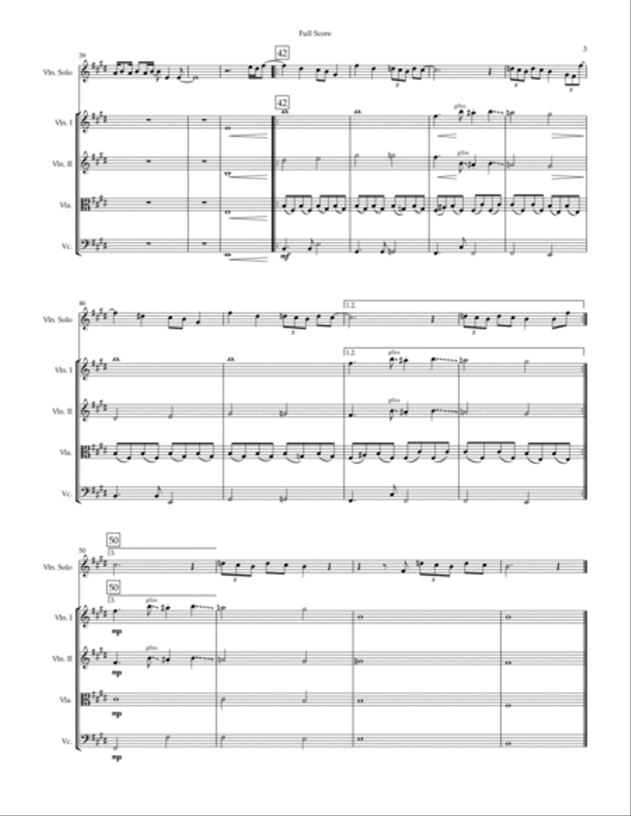 Brighter Than Sunshine Brighter Than Sunshine String Quintet scores gallery preview page 3