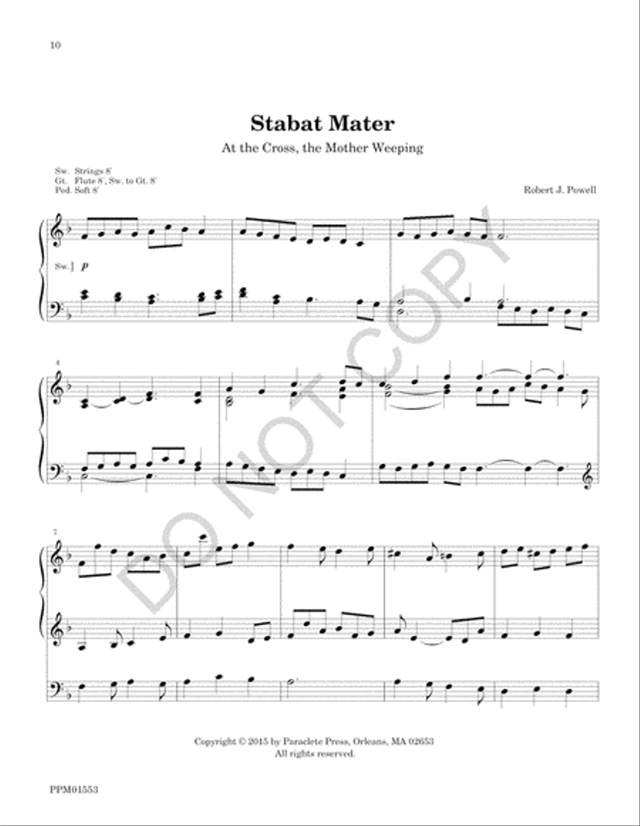 Five Plainsong Preludes for Organ Organ Solo scores gallery preview page 13