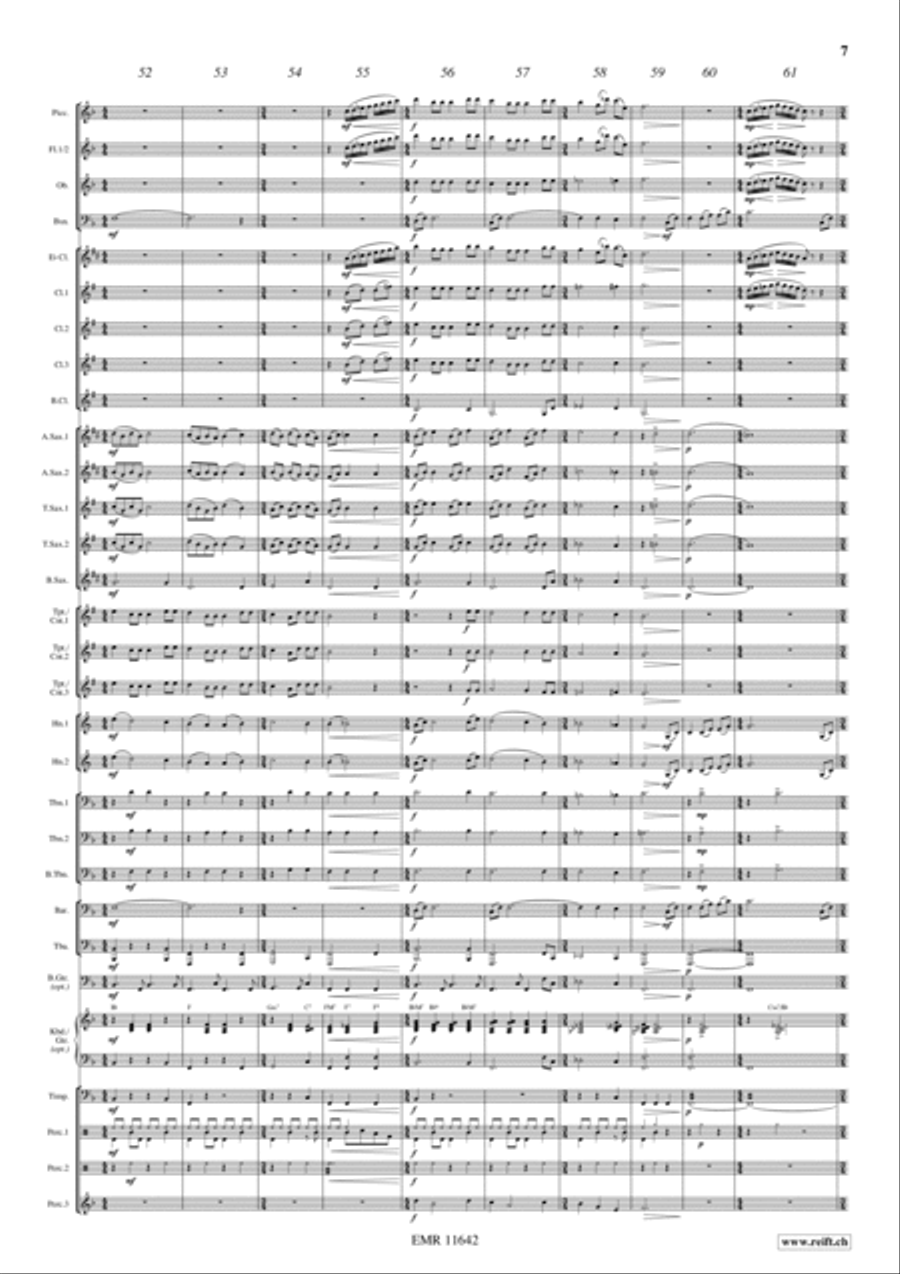 Flight To France Concert Band scores gallery preview page 8