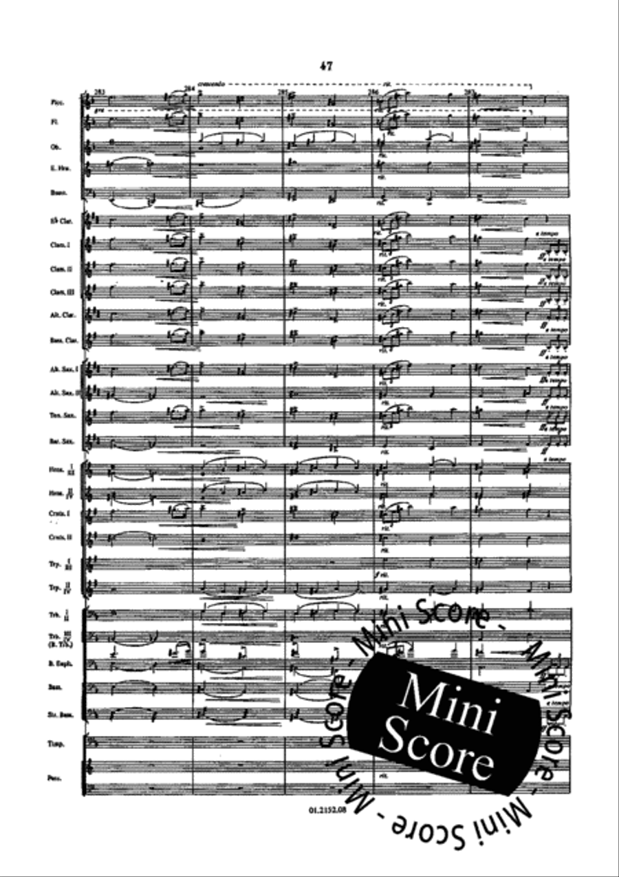 Le Roi D'Ys Concert Band scores gallery preview page 53