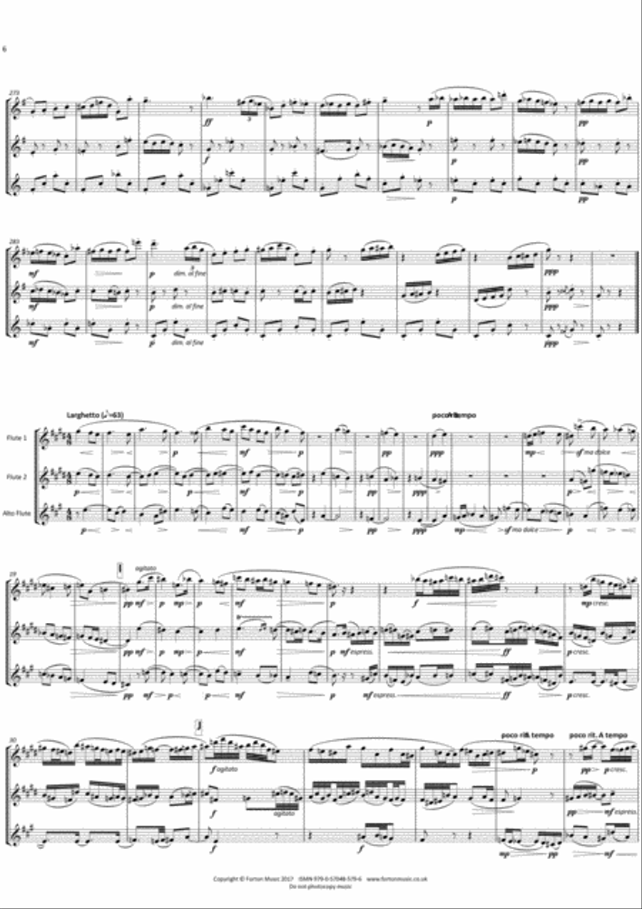 Serenade Flute scores gallery preview page 6