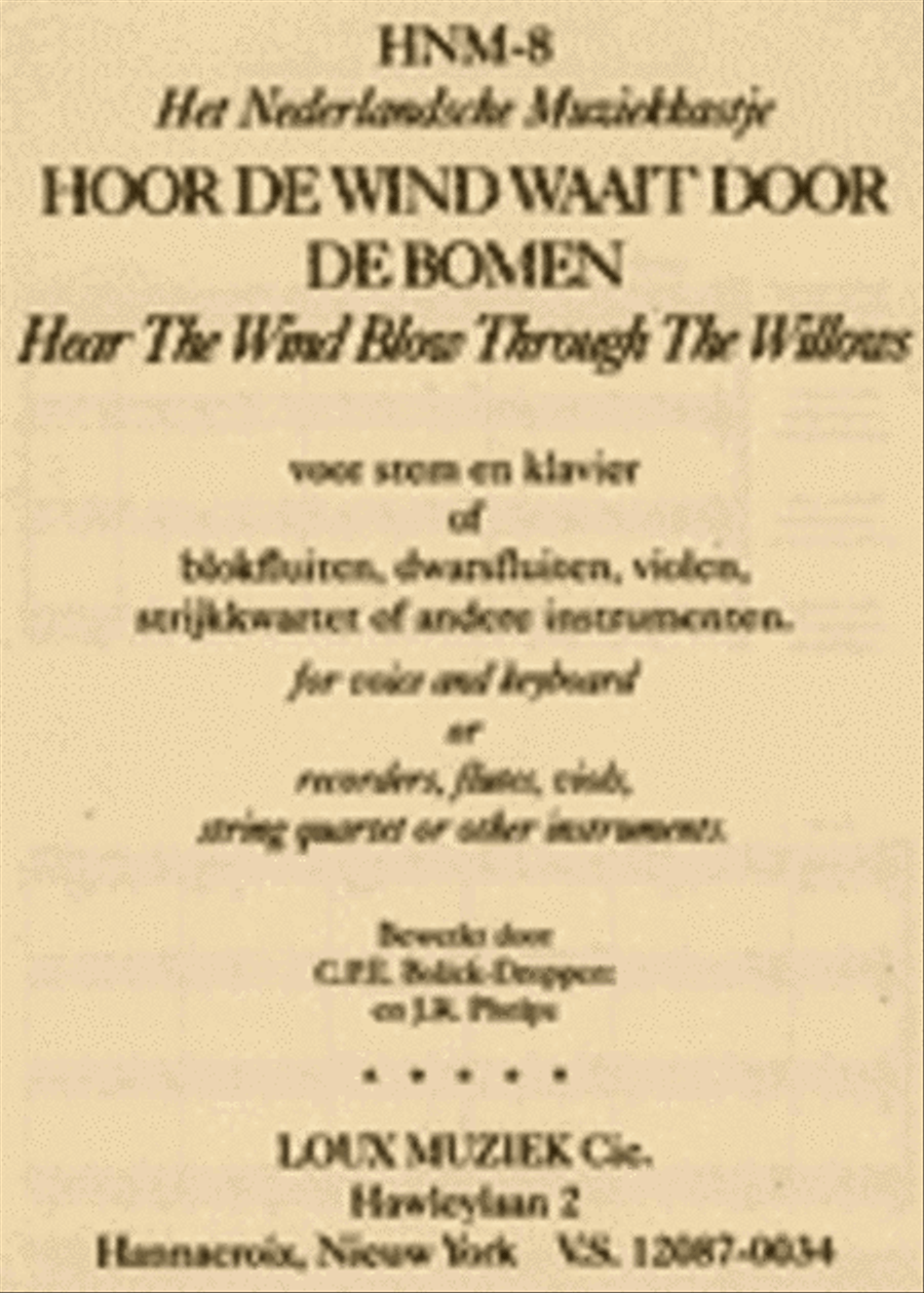 Hoor de Wind waait door de Bomen 4-Part scores gallery preview page 1