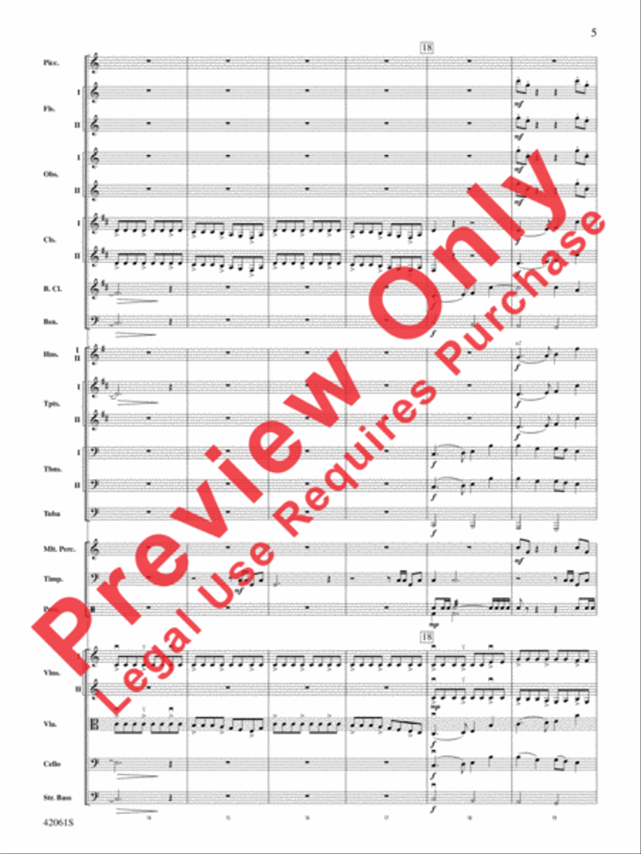 South County Sketches Full Orchestra scores gallery preview page 6