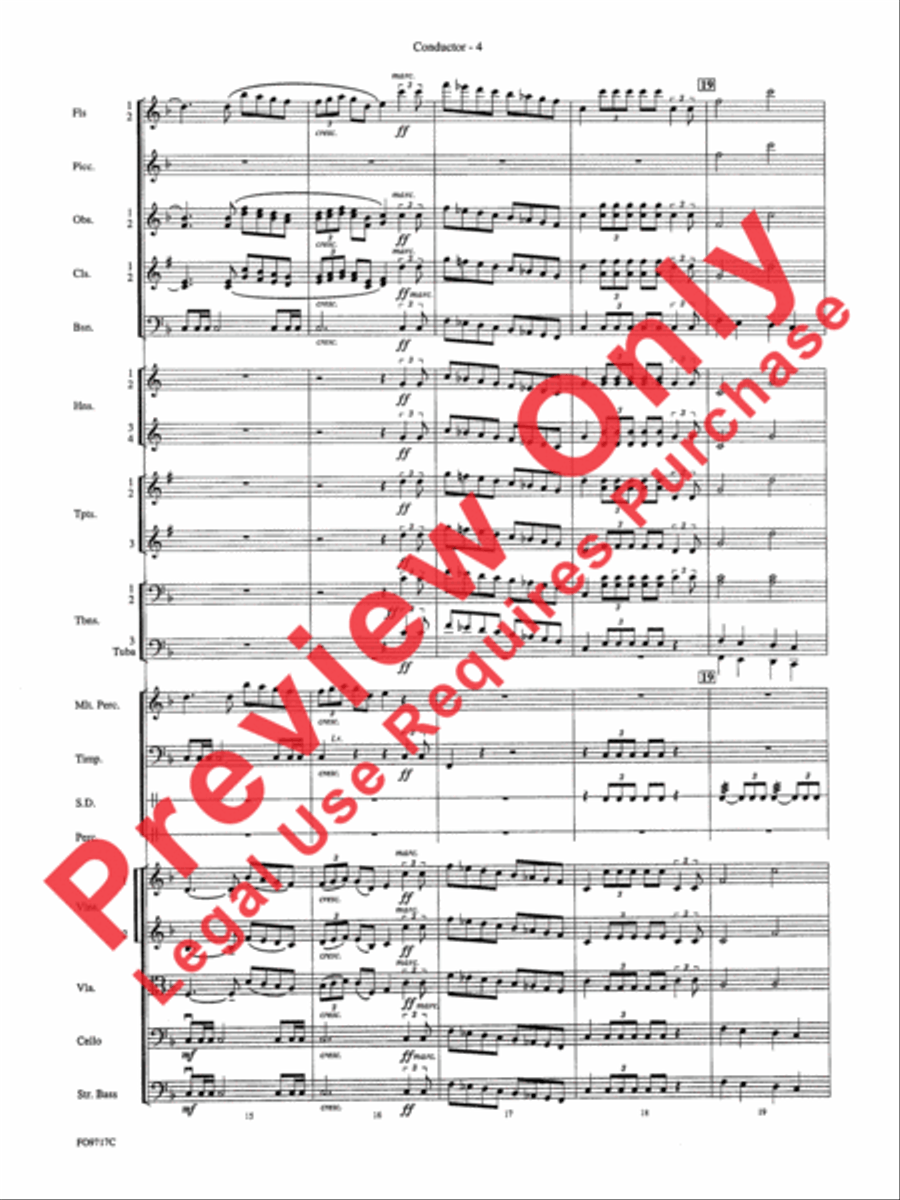 Star Wars (Main Theme) Star Wars (Main Theme) Full Orchestra scores gallery preview page 18