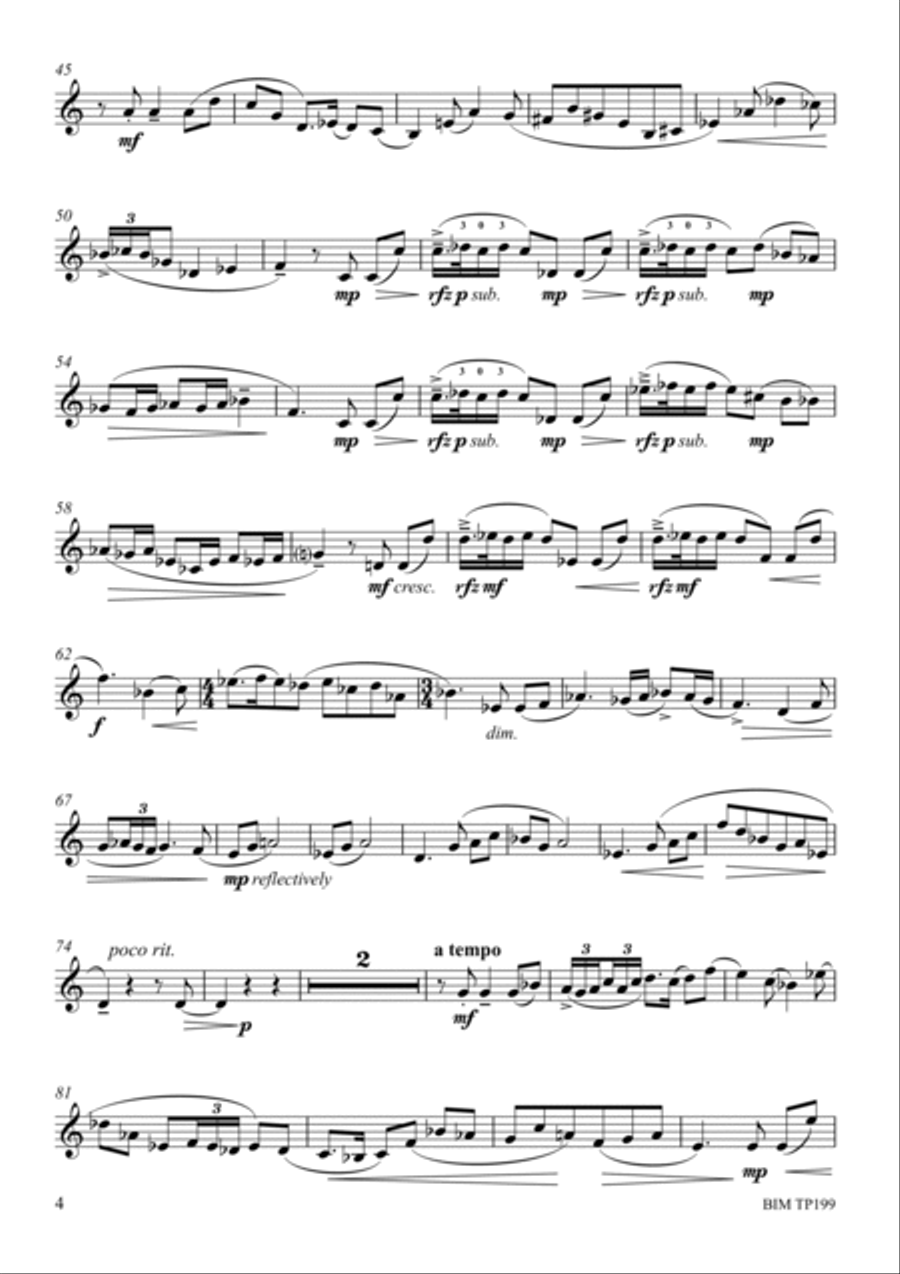 Sonata breve Trumpet Solo scores gallery preview page 3