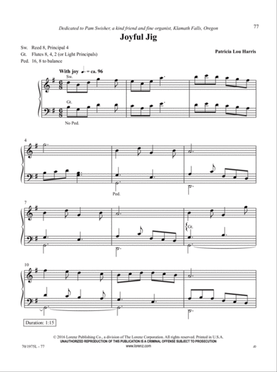 Easy Organ Library, Vol. 60 Organ Solo scores gallery preview page 29