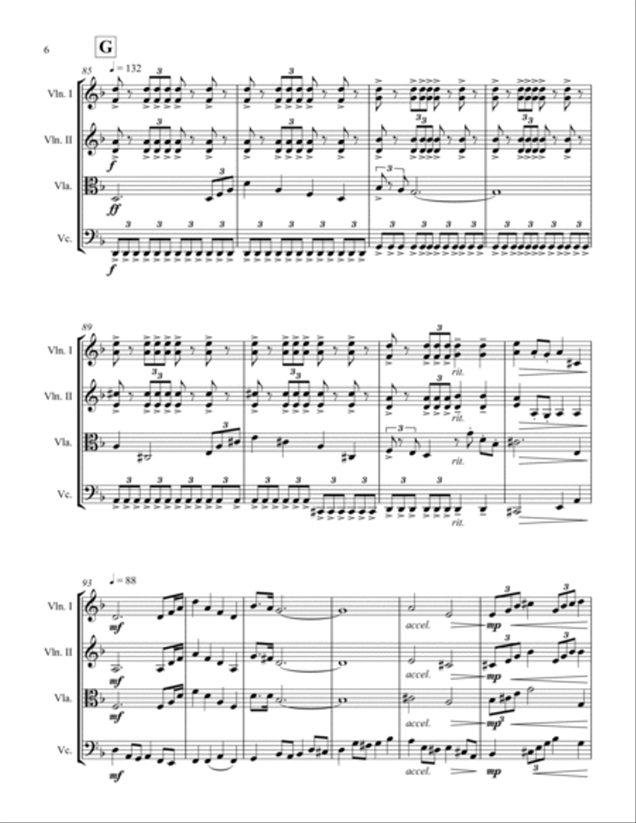 The Apocalypse The Apocalypse String Quartet scores gallery preview page 6