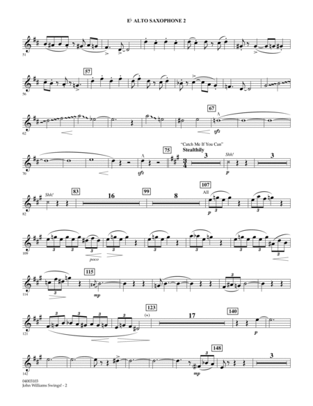John Williams Swings! - Eb Alto Saxophone 2