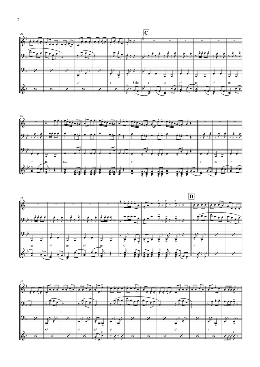 Amboss-Polka - German Polka - Oktoberfest - German Band Brass Ensemble scores gallery preview page 2