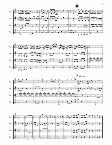 "Surprise" Symphony for Trumpet Quartet image number null