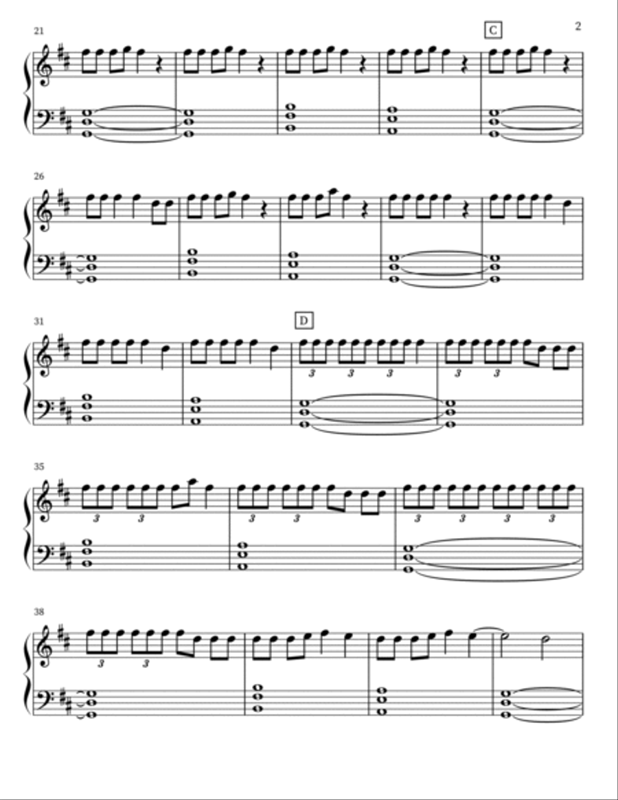 Xo Tour Llif3 Xo Tour Llif3 Easy Piano scores gallery preview page 2