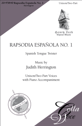 Book cover for Rapsodia Española No. 1: (Spanish Tongue Twister)