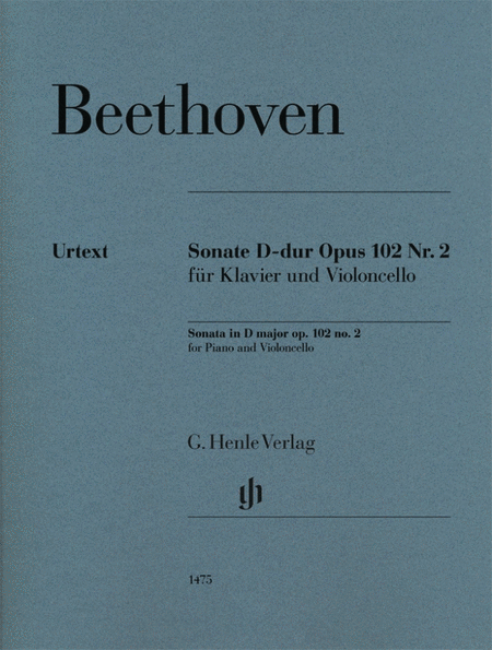 Cello Sonata in D Major Op. 102, No. 2