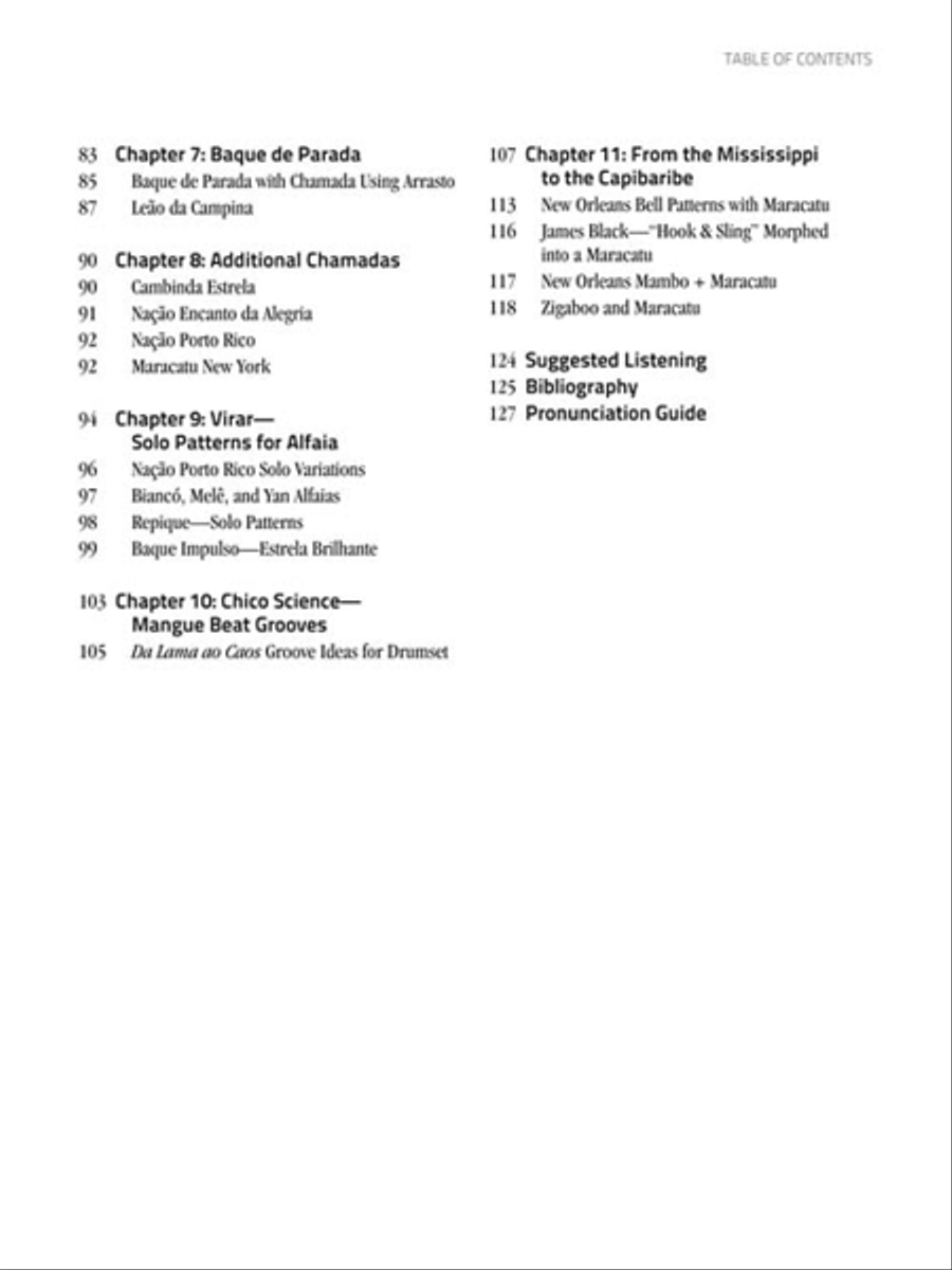 Maracatu for Drumset and Percussion Drum Set scores gallery preview page 4