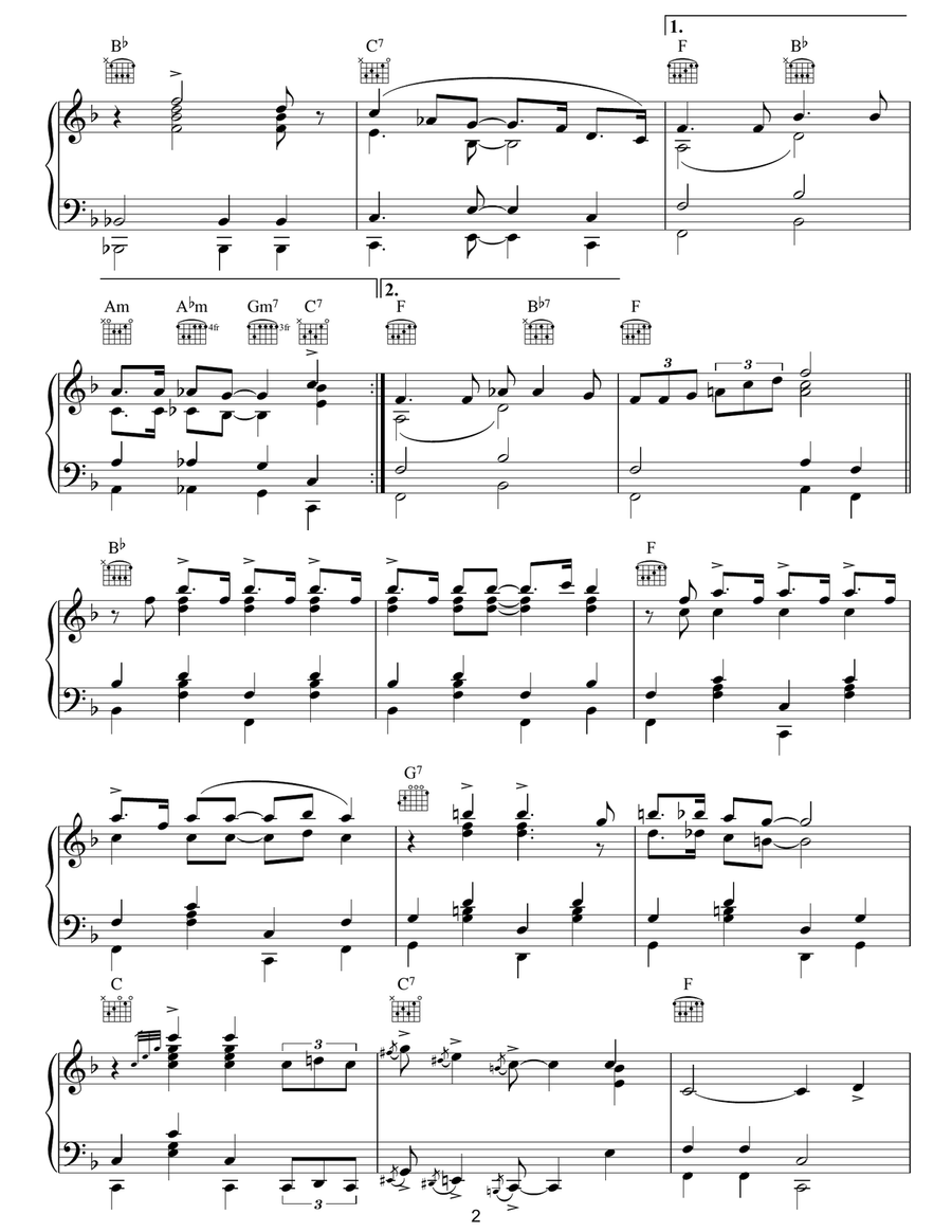 Acapulco 1922 Piano Solo scores gallery preview page 2