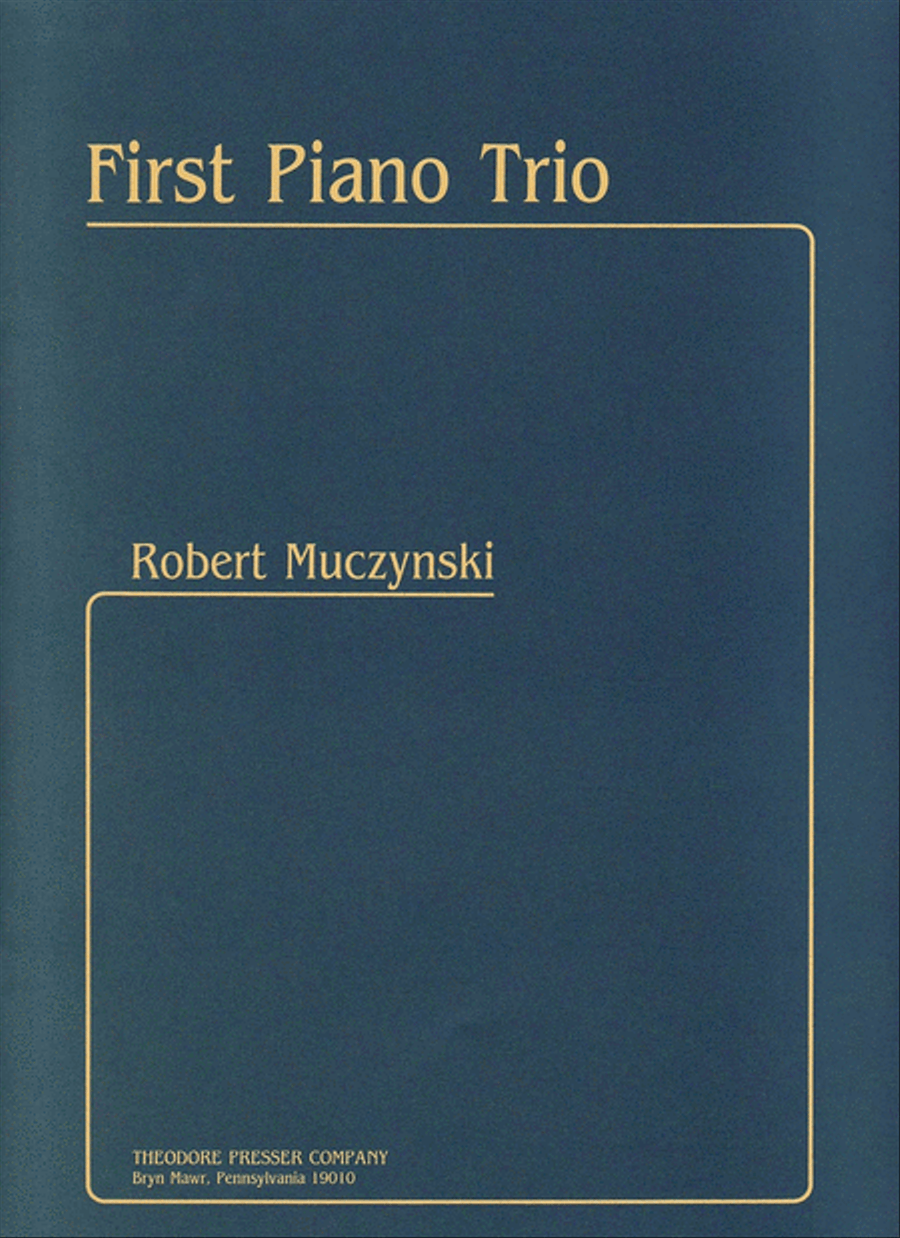 First Piano Trio First Piano Trio Piano Trio scores gallery preview page 1