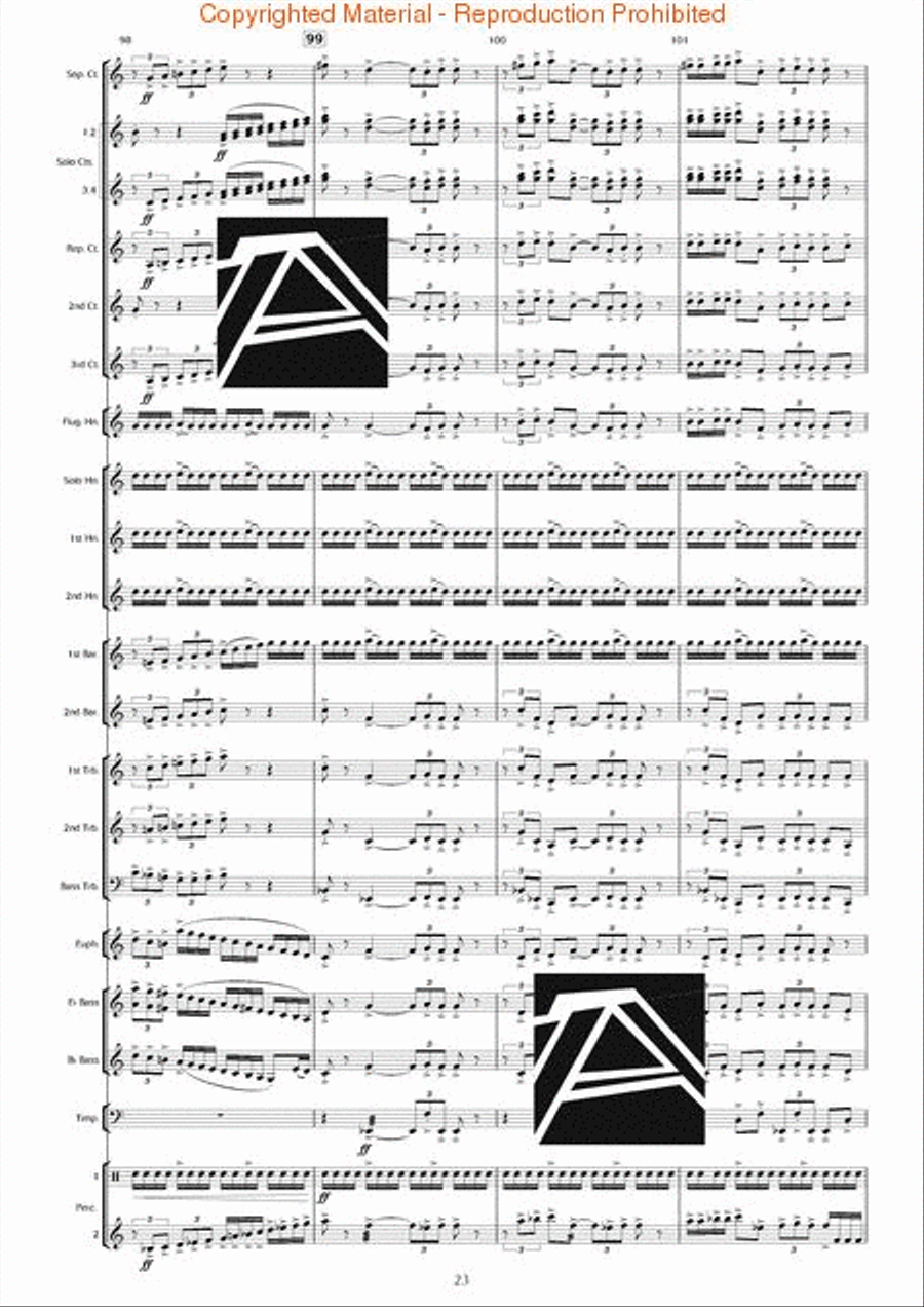 Surround Sound Brass Band scores gallery preview page 24