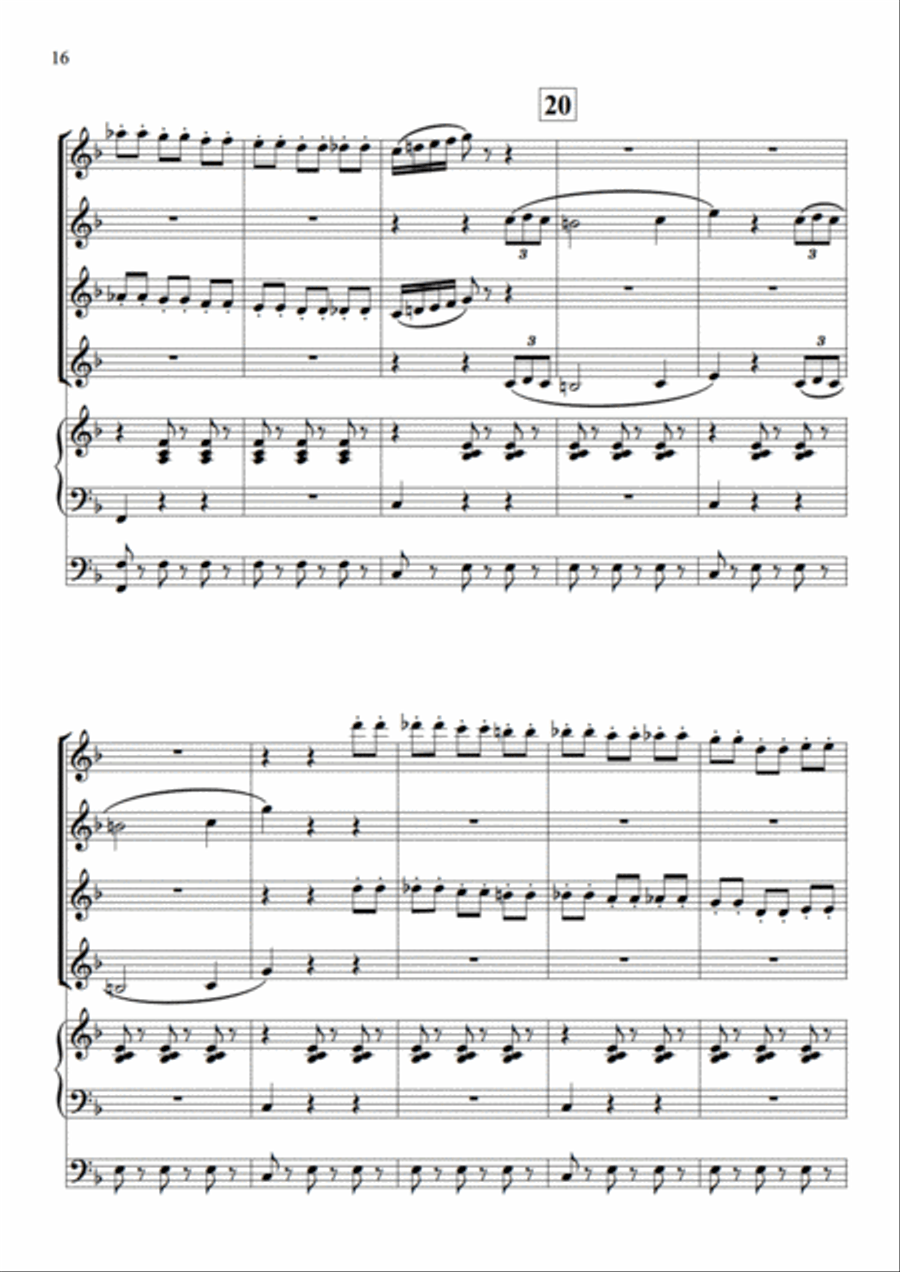La gazza ladra - Overture Set of Parts scores gallery preview page 13