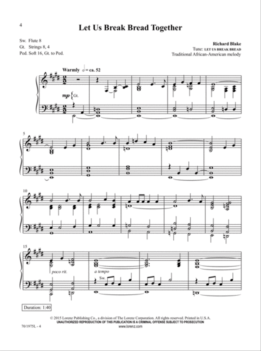 Easy Organ Library, Vol. 60 Organ Solo scores gallery preview page 4