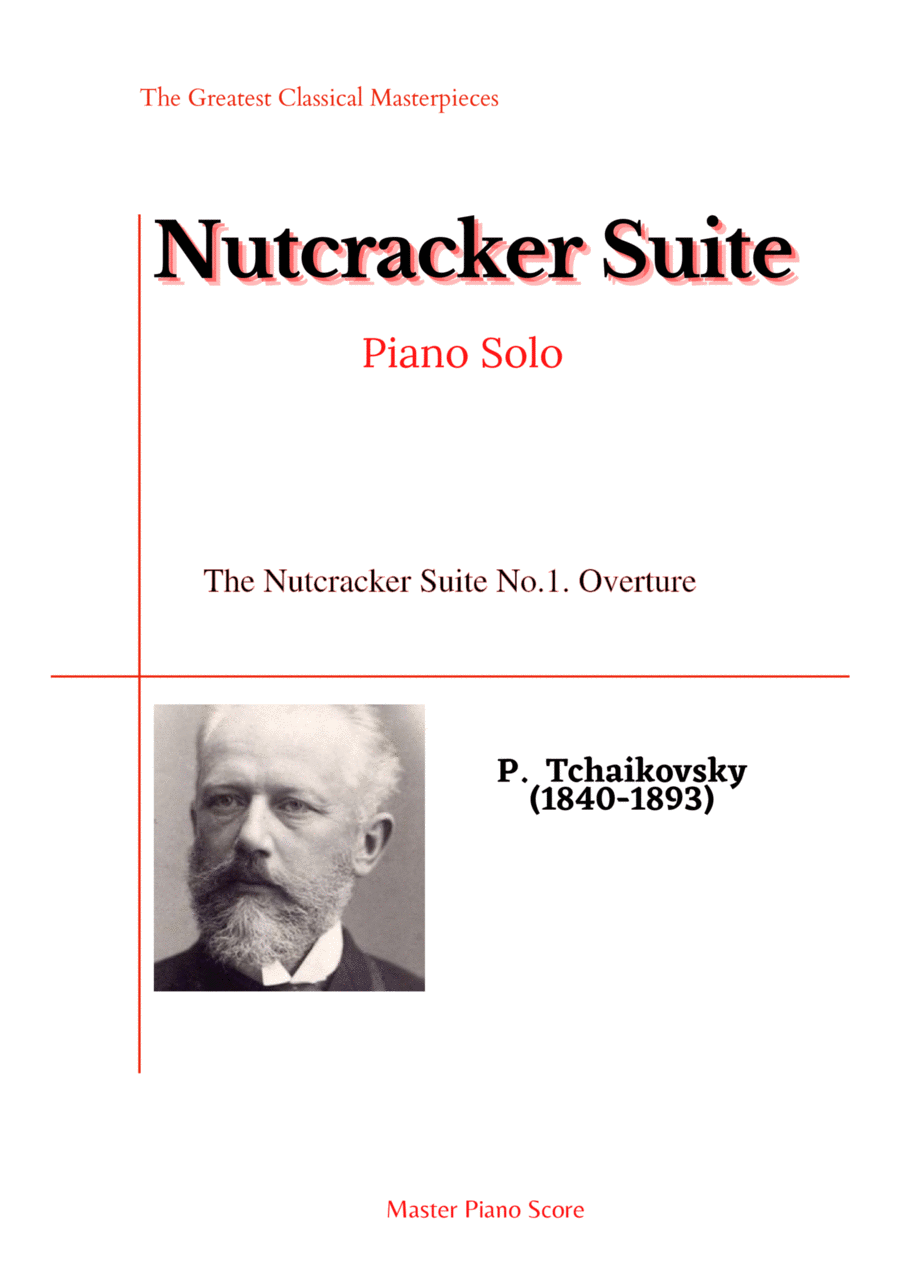 Tchaikovsky-The Nutcracker Suite No.1. Overture(Piano) Piano Solo scores gallery preview page 1