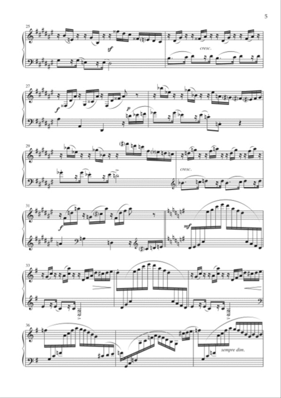 6 Morceaux de Salon, Op. 15 Piano Solo scores gallery preview page 4