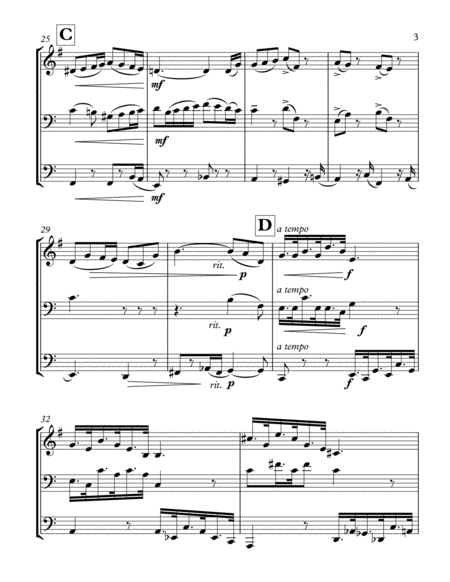 Larghetto from Terzetto Opus 74 by Antonin Dvořák