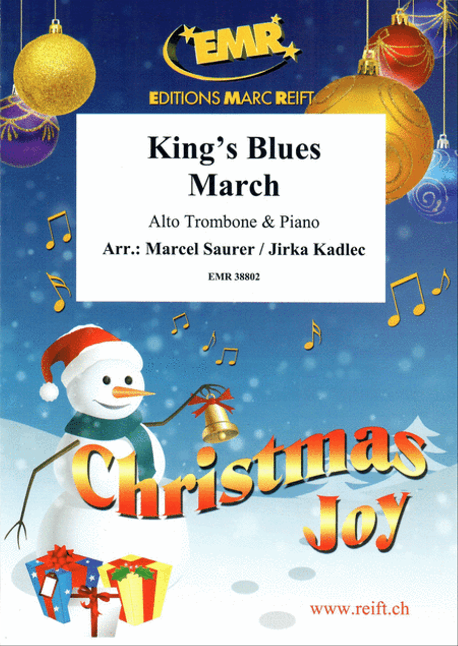King's Blues March Piano Accompaniment scores gallery preview page 1